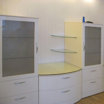 Гостиная мебель с радиусными фасадами